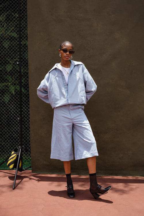 Azure Bermuda Shorts
